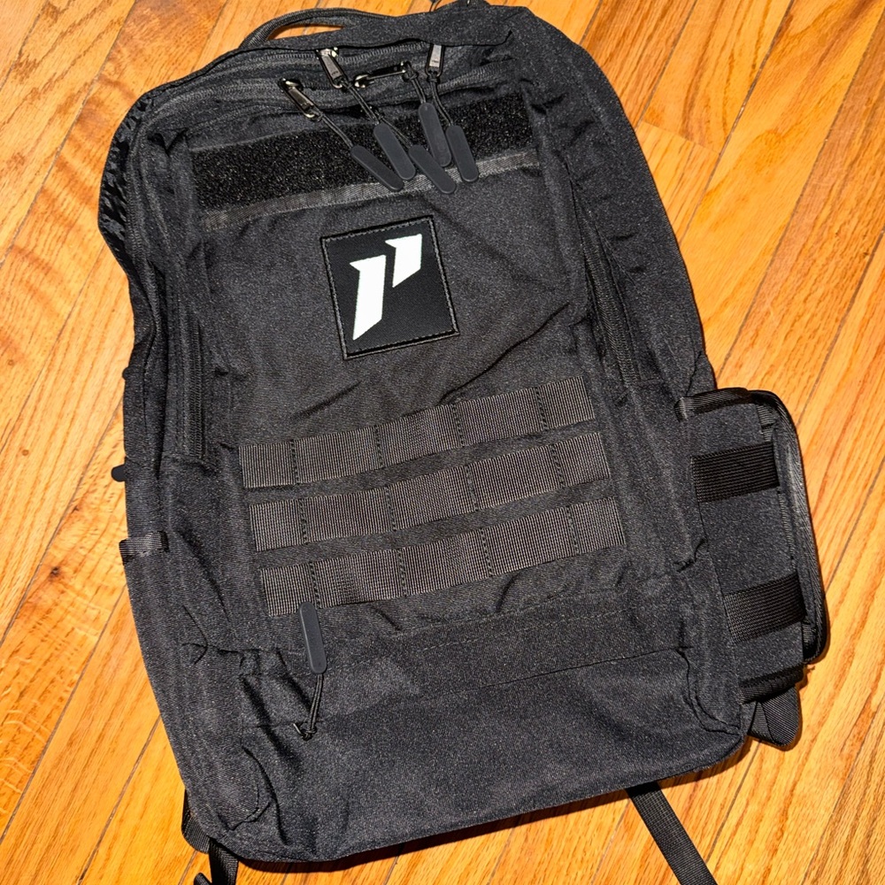 Jet Black Tactical Backpack